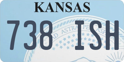 KS license plate 738ISH