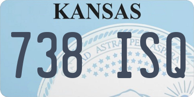 KS license plate 738ISQ