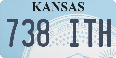 KS license plate 738ITH