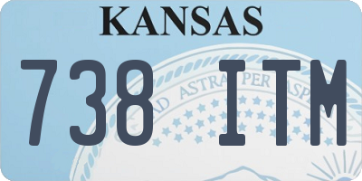 KS license plate 738ITM