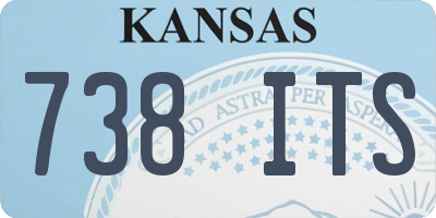 KS license plate 738ITS