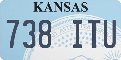 KS license plate 738ITU