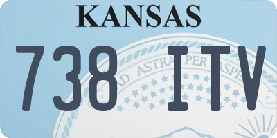 KS license plate 738ITV