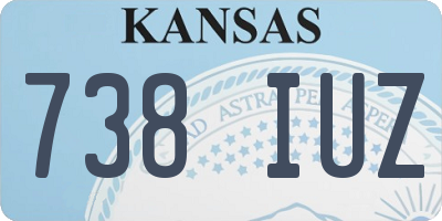 KS license plate 738IUZ