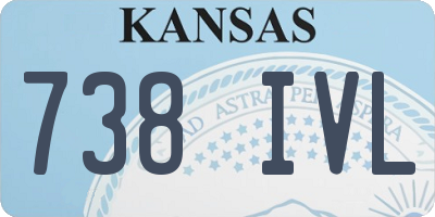 KS license plate 738IVL
