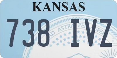 KS license plate 738IVZ