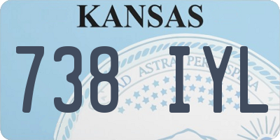 KS license plate 738IYL