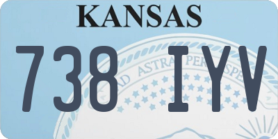 KS license plate 738IYV