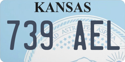 KS license plate 739AEL