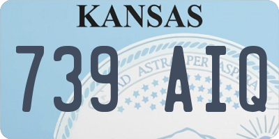 KS license plate 739AIQ