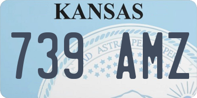 KS license plate 739AMZ