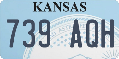 KS license plate 739AQH