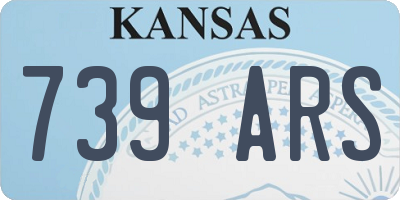 KS license plate 739ARS