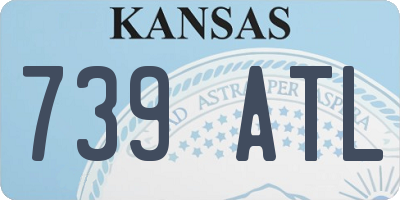 KS license plate 739ATL