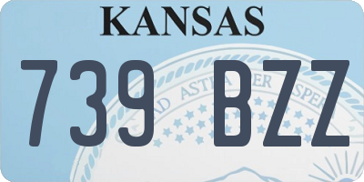 KS license plate 739BZZ