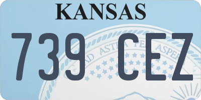 KS license plate 739CEZ