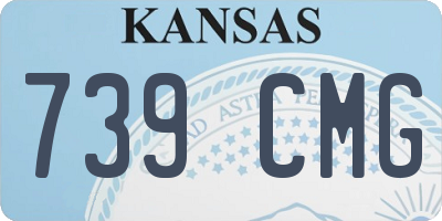 KS license plate 739CMG