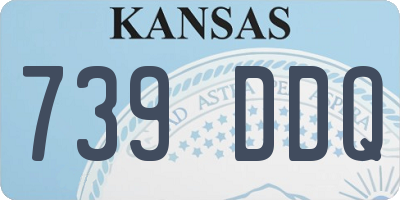 KS license plate 739DDQ