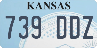 KS license plate 739DDZ
