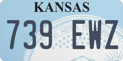 KS license plate 739EWZ