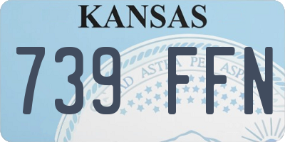 KS license plate 739FFN