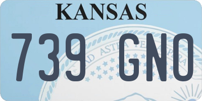 KS license plate 739GNO