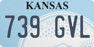 KS license plate 739GVL