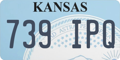 KS license plate 739IPQ