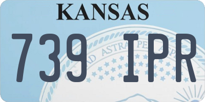 KS license plate 739IPR
