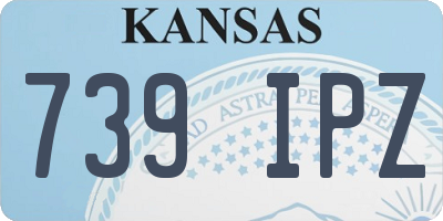 KS license plate 739IPZ