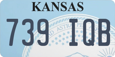 KS license plate 739IQB