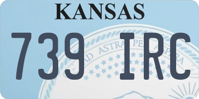 KS license plate 739IRC