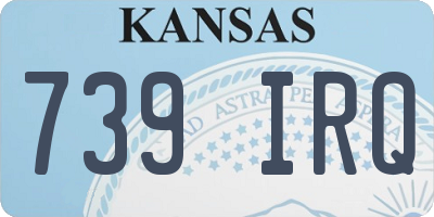 KS license plate 739IRQ