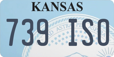 KS license plate 739ISO