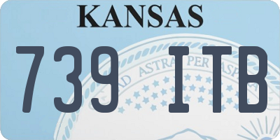 KS license plate 739ITB