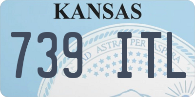 KS license plate 739ITL
