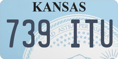 KS license plate 739ITU
