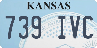 KS license plate 739IVC