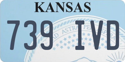 KS license plate 739IVD