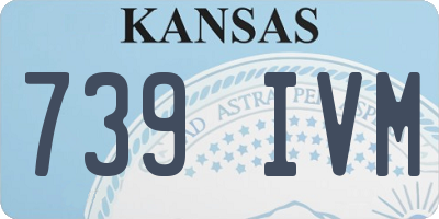 KS license plate 739IVM