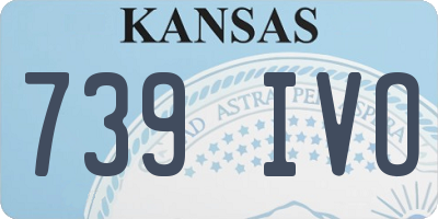 KS license plate 739IVO