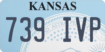 KS license plate 739IVP