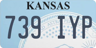 KS license plate 739IYP