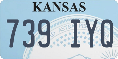 KS license plate 739IYQ
