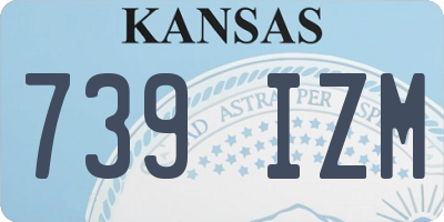 KS license plate 739IZM