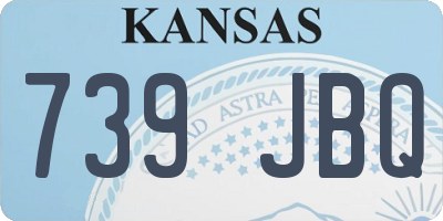 KS license plate 739JBQ