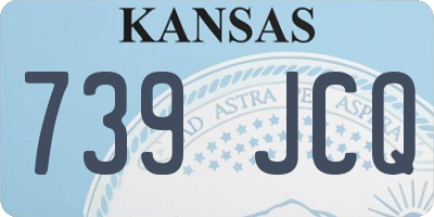 KS license plate 739JCQ