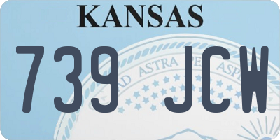 KS license plate 739JCW