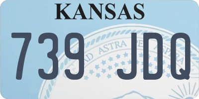 KS license plate 739JDQ