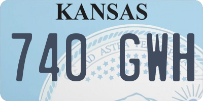KS license plate 740GWH